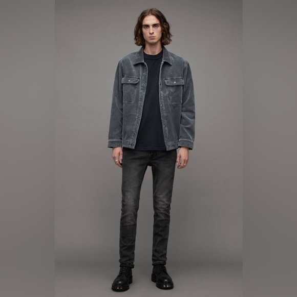 ALL SAINTS CIGARETTE SKINNY JEANS SIZE 30 GRAY - Picture 4 of 13